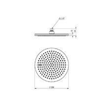 NX Quil 250mm Shower Head